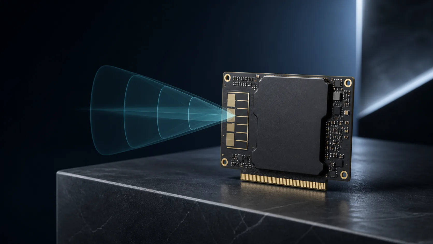 YiRadar commercial visual for 24 GHz Compact Human Presence Radar Module
